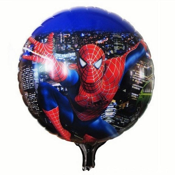 Blá Spiderman álblaðra  45 cm