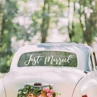 “Just married” bíla límmiði