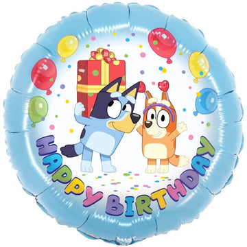 Blæja/Bluey “Happy Birthday” álblaðra  45 cm