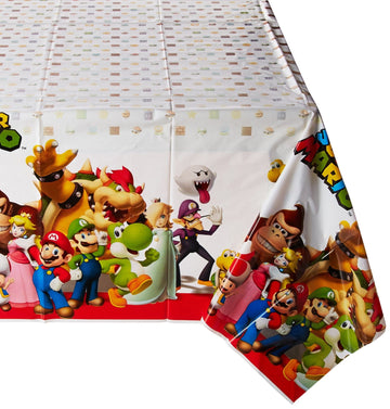 Super Mario plastdúkur 1,37x2,4m